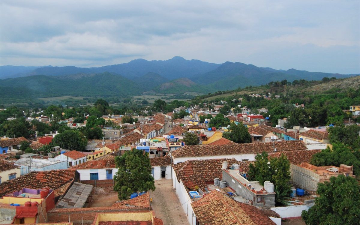 Ansicht der Sierra del Escambray von Trinidad aus