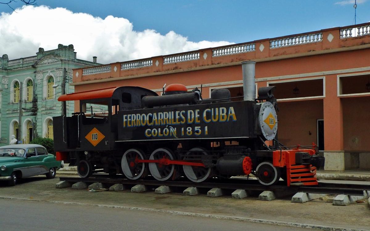Eisenbahn Geschichte Kuba (Colon)